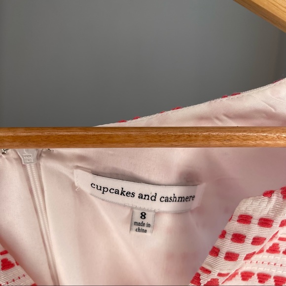 Anthro Cupcakes and Cashmere White and Pink Sheath Dress - Picture 5 of 7